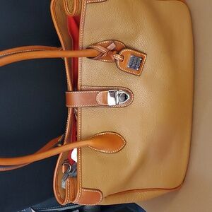 Dooney Tuck Lock Tote